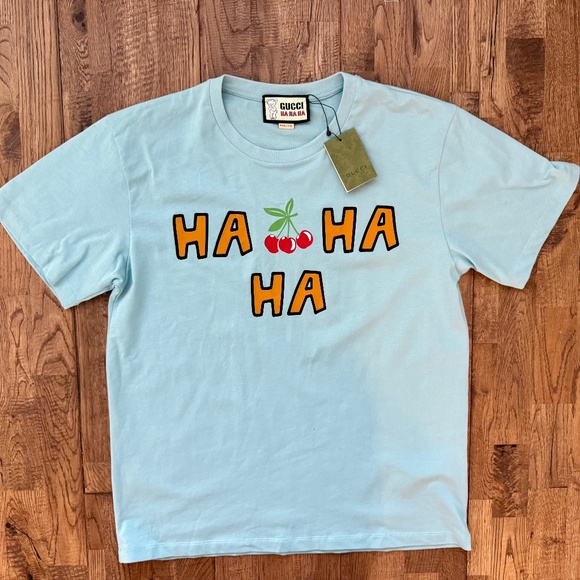 Gucci Other - NWT Gucci HA HA HA Cherry T-Shirt Harry Styles Collab Men's Size M